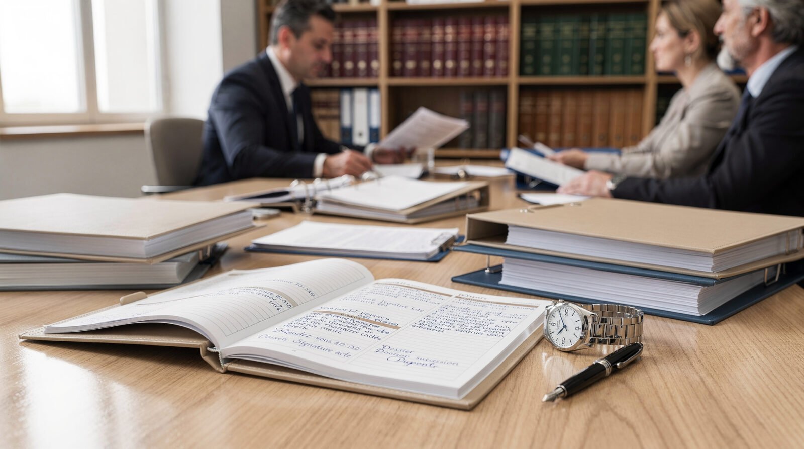 combien de temps dure une succession chez un notaire