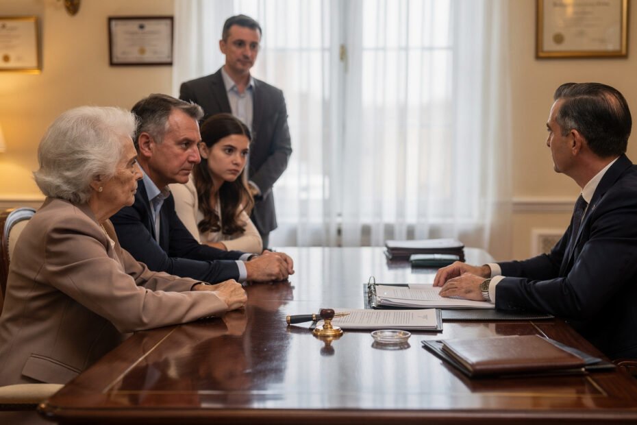 qui peut assister à une succession chez le notaire